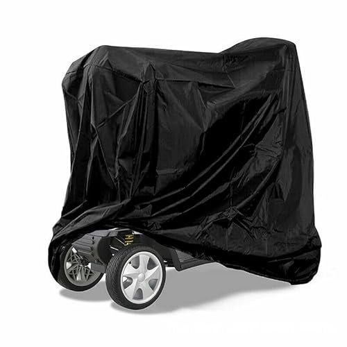 Wrypun Mobility Scooter Storage Cover with Elastic Waterproof Outdoor Scooter Handicap Electric Wheelchair Covers Accessories fit up to 73 inch 3 or 4 Wheel Scooters 210D Polyester Cloth