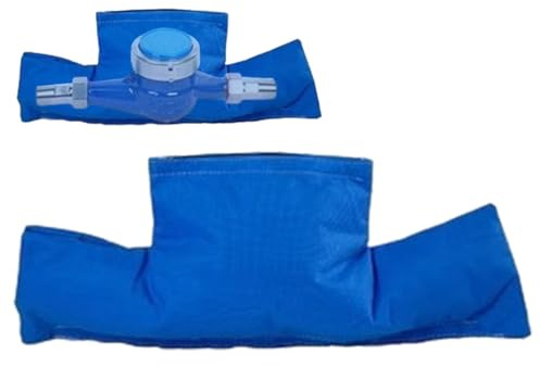 56x24x4,5 Cm Wasserzähler Isolierabdeckung Isolierte Abdeckung Für Wasserzähler, Abnehmbare Isolierabdeckung Des Wasserzählers, Wasseruhr Frostsicher Abdeckung, Rohrleitungs Abdeckungen Für Frostschut