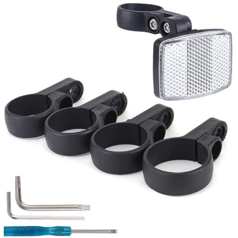 LZYWOD Fixierter Adapter für Airtag-Diebstahl-Rücklichter, Straße, Mountain-Lig, reflektierende Rücklichter, Q3j4 Röhren an der Seite