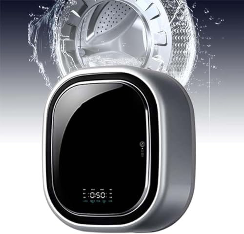 YJKKZQLB Lave-Linge à Tambour 3 kg, Lave-Linge à Tambour Frontal Autonome 1450 W, cuve en Acier Inoxydable, Lave-Linge Compact, ébullition à Haute température