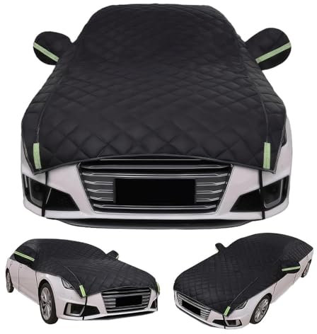 Halbgarage für Auto für Audi A4 B6 Cabrio 2002-2005, Hagelschutzplane Auto, Autoabdeckung Wasserdicht Atmungsaktiv, Regen und Sonnenschutz M0418