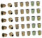 Luxshiny 100piezas Tuercas De Inserción Para Muebles Roscadas Diseño Autoperforante Tornillo De Madera Conector Para Muebles Fácil Instalación y Resistencia Tensión