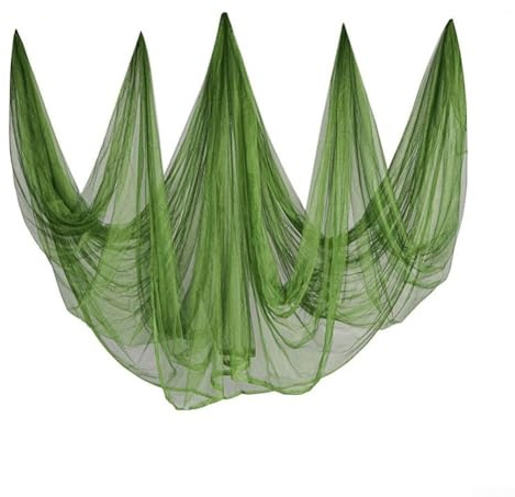 Oniissy Rete barriera per insetti e uccelli, 6 x 1,8 m, copertura per piante per proteggere frutta e fiori dal mangiare uccelli (verde militare)