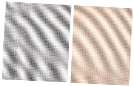 HEMOTON 2 pièces Tapis Barbecue Réutilisable Fibre de Verre Tapis de Cuisson Antiadhésif pour Barbecue Extérieur et Picnic Facile à Nettoyer Compatible Grill Cuisson et Four