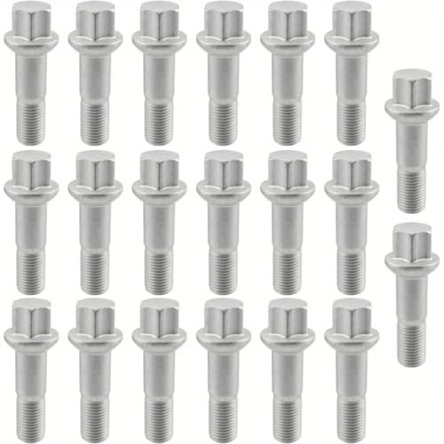 Rufutle Pernos De Rueda para Mercedes Benz GLK/GL/G/M/R/S Clase W220 X204 W164 X164 V251 W463, 20 Piezas Pernos de Rueda M14x1,50 0009905307