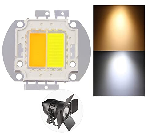 200W (bianco caldo 3200K + bianco freddo 6500K) Sorgente luminosa integrata COB SMD a doppio colore con LED, perline, chip LED, lampadina a LED per luci da palcoscenico a LED