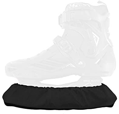 Aoblok Kufenschoner Schlittschuhe, 1 Paar Eishockey Elastische Kufenstrümpfe für Damen Herren Kinder Schlittschuhe & Eislaufschuhe, Schlittschuh Kufenschutz Zubehör Eishockey Geschenk (Schwarz,L)