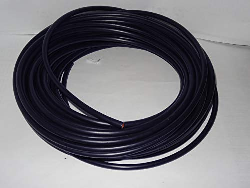 Câble de câblage 6 mm² - Noir - H07V-K - Avec 5 embouts de câble, fil fin, flexible, (10 m)