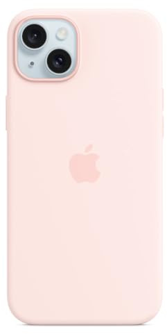 Apple Custodia MagSafe in silicone per iPhone 15 Plus - Rosa confetto ​​​​​​​