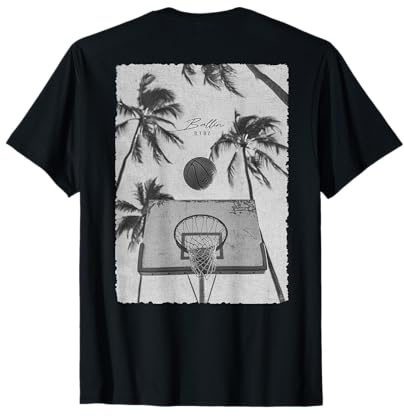 Basketball Hip Hop Urban Edgy Y2K Backprint Streetwear T-Shirt