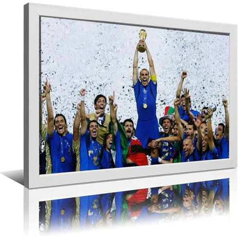 HKLOPUY Poster décoratif sur toile représentant la Coupe du monde de 2006 - Décoration murale moderne pour chambre à coucher - 60 x 90 cm