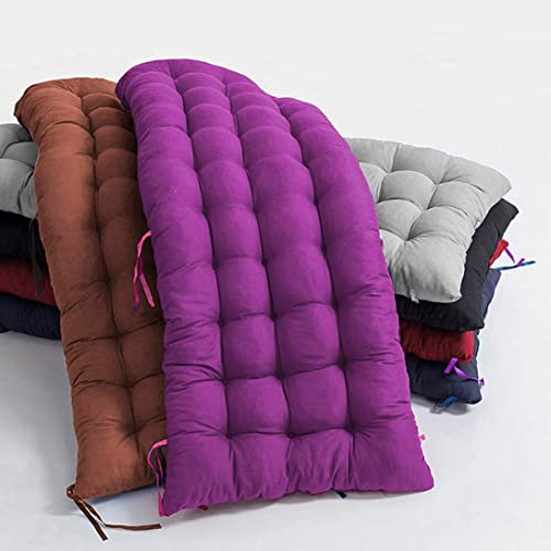 Dickes Bankkissen für 2-/3-Sitzer, Gartenbank, für drinnen und draußen, 150 x 40 cm, warmes Sitzkissen für Chaiselieschaukel, Terrasse