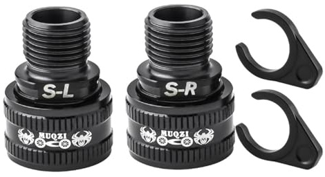 HOUSON Fahrrad Pedal Extender, Schnellspanner Pedal Adapter Distanz-Verlängerung mit Schnellverschlusssystem für Mountainbikes Klappräder Rennräder