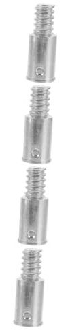 Homoyoyo 4pcs Threaded Tip Broom Handle Replacement Connector Pole Repair Kit for Outdoor Sweeping