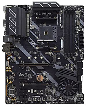 XYYZXKL Cartes mères d'ordinateur Fit for MSI X570-A Pro Prise de Bureau Am4 Carte mère DDR4 RAM AMD X570 Soutenir Ryzen 9 3900 3400g CPU Pici-E 4.0 m.2 ATX Placa-mãe