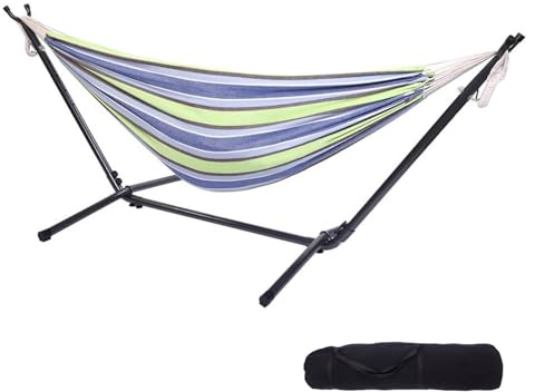 HOBBYZOO Hamac sur Pied, Capacité de Charge 250kg, Réglable en Hauteur