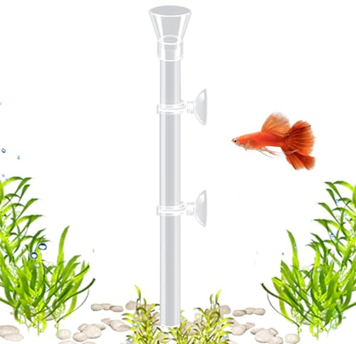 Fischfutterröhre, Acryl-Kampffutterröhrchen, Futtermittelzubehör, Aquarium-Futterkontrolle, Verstreuungsvorrichtung für Aquarium, Schildkröte, Aquarium, Betta-