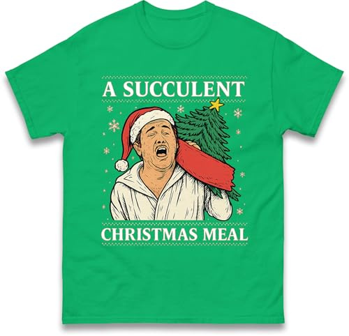 A Succulent Christmas Meal T Shirt, Funny Democracy Manifest Meme Tee Top, Xmas Festive Gift T Shirt