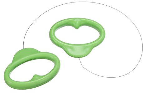 sourcing map Pottery Wire Tool 11.81 Standard Clay Wire Cutter Cutting Pottery Tools with Plastic Handle for Clay Cutting Sculpting Cheese Dough Tools, Green