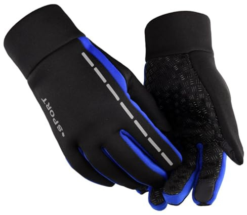 Lerpwige Warme Winter Laufhandschuhe Thermisch Für Kaltes Wetter Schnee Ski Für Fäustling Reflektierender Streifen Outdoor Fahrrad Sport Winter Fahrradhandschuhe Damen Und Kinder