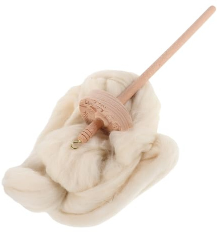 EPIGEIST Set Fuso a Goccia in Legno Duro con Navetta Caduta Avvolgitore Filati Portatile per Tessitura a Mano Accessorio Maglieria e Organizzatore Fili per Progetti Creativi e Viaggi