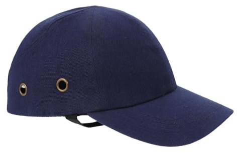 Hoement Casquette Securite Homme Coque Rigide ABS, Protection Anti-Collision Réglable, Style Baseball Chic en Coton et EVA, pour Chantier et Activités Extérieures