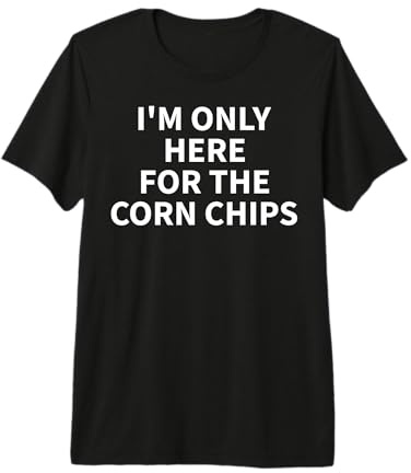 Vêtements de copeaux de maïs - Design Amusant de Chips T-Shirt Haut de Gamme