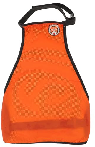 SOESFOUFU Hunde Regenmantel aus Polyester in Orange Atmungsaktiv und Bequem Größe M für Welpen mit 40 60cm Brustumfang für Regnerische Tage im Freien