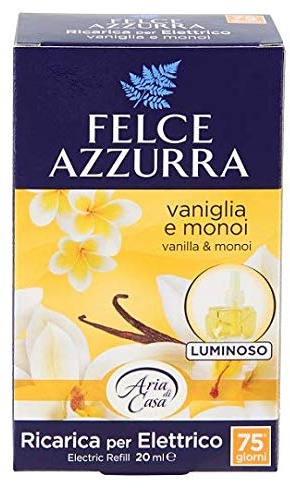 Felce Azzurra Aria Casa Vanille und Monoi refil Raumerfrischer Lufterfrischer aufladen für Diffusor 20ml