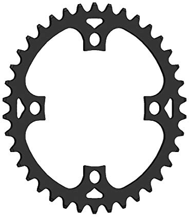 Esjot Kettenblatt für Bosch Gen 1, Gen 3 + Gen 4 42 Zähne | schwarz | Lochkreis: 104 mm | Ausführung