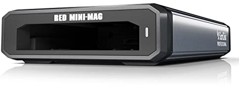 SanDisk PROFESSIONAL PRO-READER RED MINI-MAG, High-Performance-Kartenleser für RED MINI-MAG-Karten, kompatibel mit USB-C, schnelle Übertragung