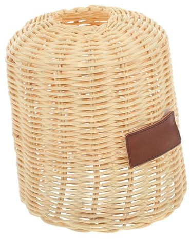 DOITOOL Tankabdeckung Aus Rattan Gewebte Tankabdeckung -tankdecke Abdeckung Für Camping-gasflaschen Gasherdschutz Für Den Außenbereich Abdeckungen Für Klärgruben Draussen Dosendeckel