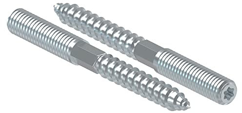 STEINBACHER© | (15x) Stockschraube M8 x 80mm, Stahl verzinkt