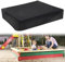 Forhome Sandbox Cover,Copertura Per Sabbiera ,copertura Impermeabile Nera Per Sabbiera, 150 X 150 Cm, Telone Quadrato,Copertura Sabbiera Esterno, Copertura Antipolvere Per Sabbiera Piscina Giardino