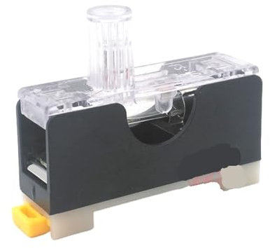 IFXAVJWSQ 1 Stück FS101 schienenmontierter Sicherungshalter mit leichtem FS10-Sicherungssockel mit 6X30 Glassicherung 10A (Size : 3A, Color : AC 220V_FS101 Iron Parts)