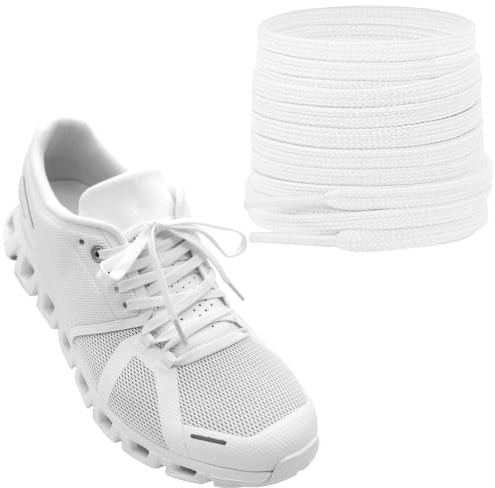UamGlsob platta tunna skosnören för On Cloud-sneakers, 6 mm ersättningssträngar skosnören för löpning sportskor