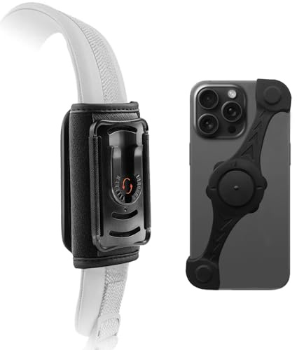 TOOLIN Phone Holder for Backpack Strap,Backpack Strap Clip for Phone,Phone Strap Pack clamp,Smartphone Holder for Shoulder Strap
