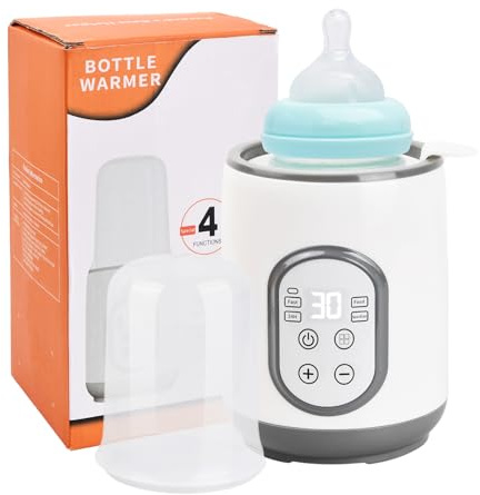 Jinlaili 4-in-1 Babyflaschenwärmer, Elektrischer Flaschenwärmer, Babykostwärmer für Fläschchen und Gläschen, Flaschenwärmer Baby, Multifunktion Baby Flaschenwärmer, Sterilisator für Babyflaschen