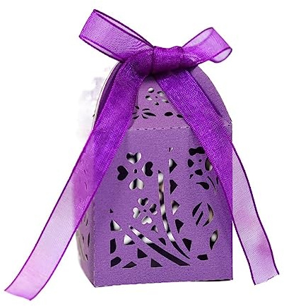 Kleine Geschenkboxen,Party Gunst Box, 10 Stück Pralinenschachtel, Geschenkbox, Verpackung, Beutel, Geburtstagsdekorationsboxen (Größe: 10 Stück – 5 x 5 x 8 cm)(Style 1)