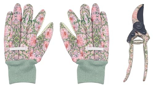 The Leonardo Collection William Morris Pimpernel Garden Tool Set For Gardening | Ideal Tool Kit & Gardening Gifts For Women & Men | Durable Garden Tools & Hand Tools For Daily Garden Work