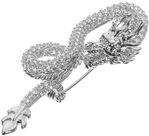 Veemoon Drachennadel Brosche Chinesische -brosche Kleine Dekorative Anstecknadel Handgefertigt Aus Kupfer Unisex Trageaccessoire