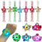 ZOMKIFA 16 Pcs pulseras luminosas con luz LED para niños, premios de aula que brillan en la oscuridad, rellenos de bolsas de fiesta, suministros de fiesta de cumpleaños para niños
