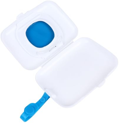TOBBOMEY Salviette Portatile in Silicone con Cinturino Custodia per Salviette Umidificate per Passeggini e Viaggi Capienza Ottimale per Pulizie Veloci Allaperto