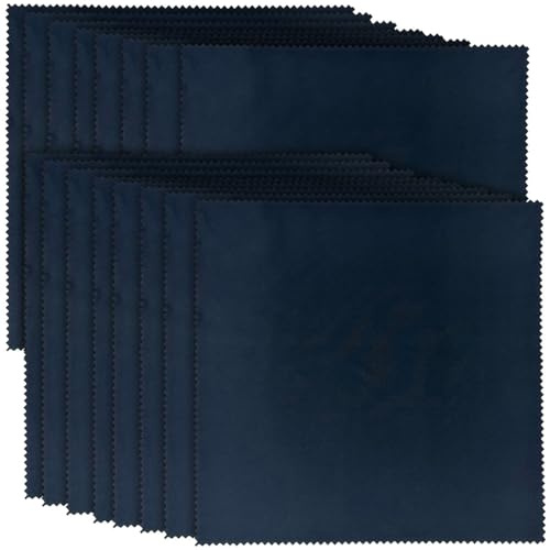 AtomiClean Brillentücher: 16er-Set Mikrofaser-Brillenputztücher in Optikerqualität, 20 x 20 cm (Mikrofaser Reinigungstücher, Brillenreinigungstücher, Brillen)