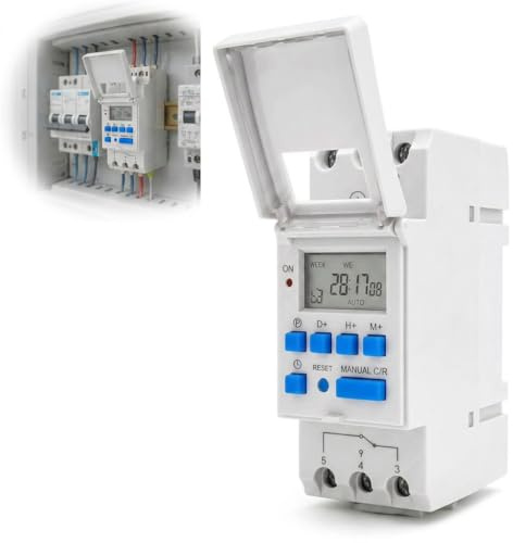Horloge Programmable Programmateur Tableau Electrique Minuterie 220V