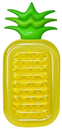 Inflatable Pineapple Pool Floats - 70-Inch Giant Float Raft For Adults And Kids, Large Pineapples Floating Lounger Summer Pools Parties, Durable PVC Water Toys Swimming Accessories