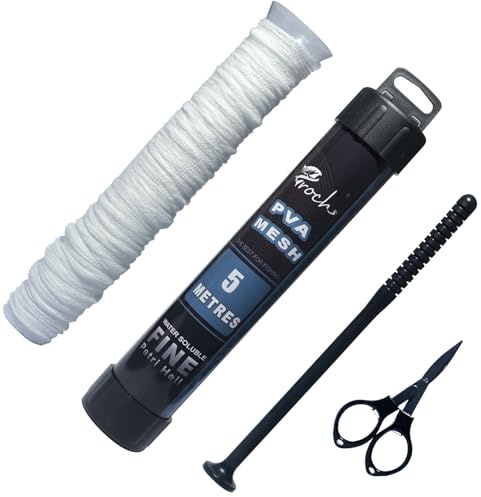 Angeln PVA Netz wasserlöslich für köder für Karpfen 37MM x 5M mit Plunger