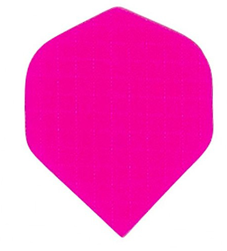Rocket 12 Nylon Stoff Longlife Dart Flights (4 Sätze) + 1 Satz good-darts Flights (Neonpink)