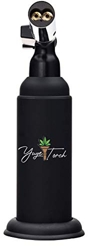 Yuge Torch Premium Butane Torch Cooking, Soldering & DIY Crafts Refillable Kitchen Blow Torch with 25g Gas Capacity Adjustable Mini Culinary Creme Brulee Food Torch Lighter (Butane Gas Not Included)