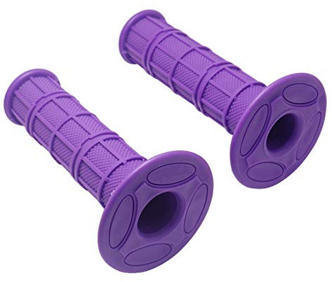 ABCBCA Griffbügel 22mm / 24mm weichste Griffe Gummigelgriffe Fit Motorrad Motocross Racing ATV Dirt Bike Off Road (Color : Purple)